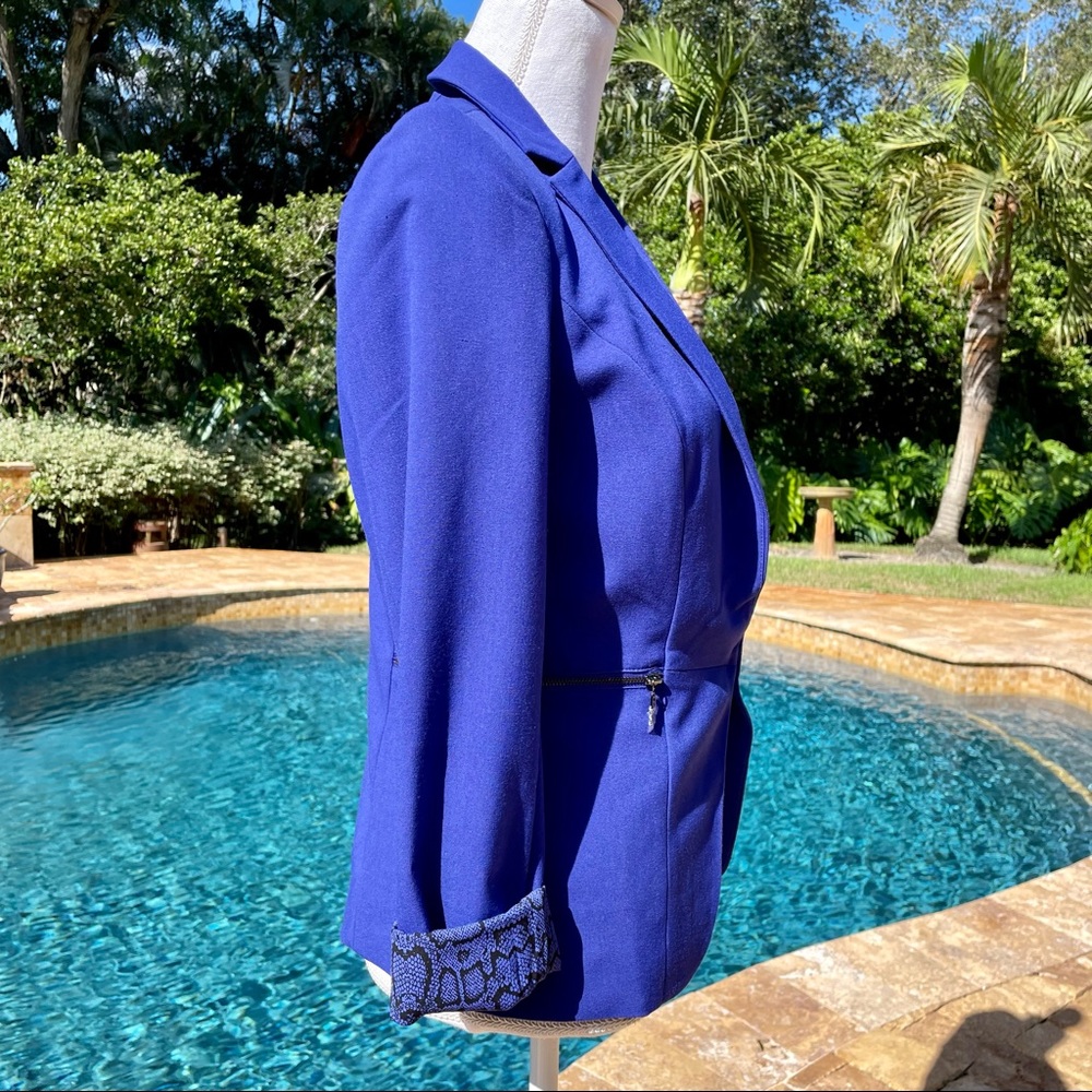 NWOT! Laundry Blue Jacket - Picture 3 of 9